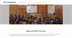 Desktop Screenshot of efcchurches.org